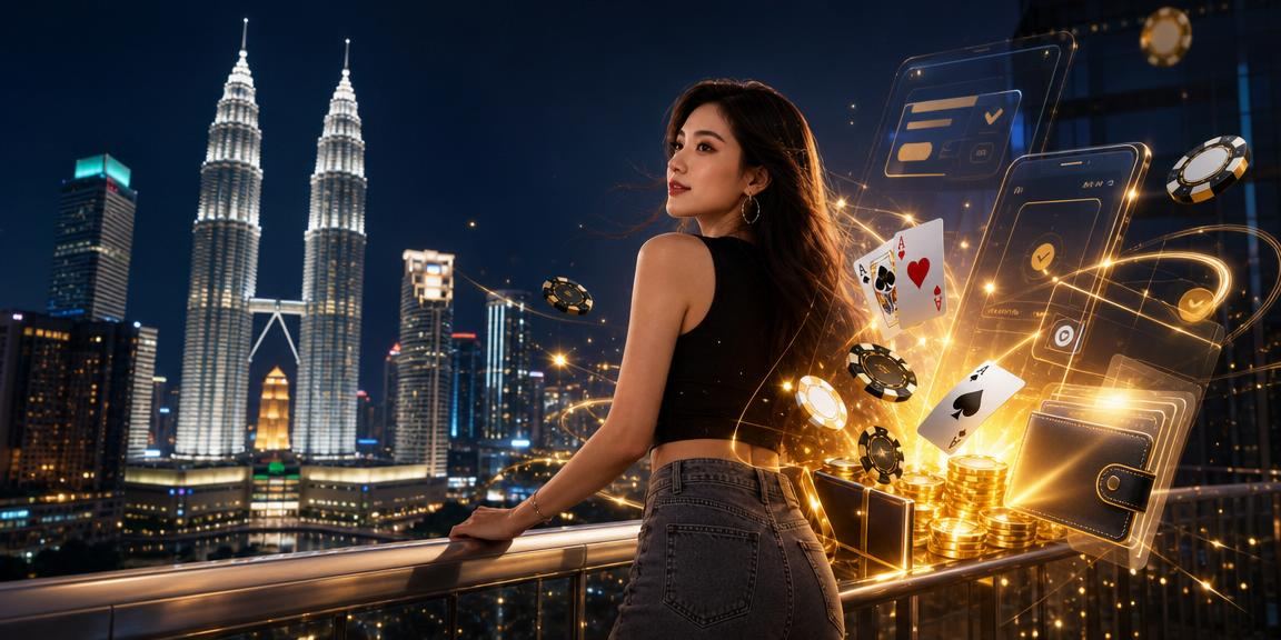 Permainan Teen Patti di Kuala Lumpur dengan suasana Malaysia yang meriah dan penuh warna